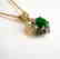 Pendant Imperial Jade/Diamond 1.89Ct 14k Y/g - 3