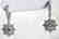 Earrings Creation Diamond 3.85Ct 18k W/g Overlay - 2
