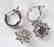 Earrings Creation Diamond 3.85Ct 18k W/g Overlay - 3