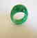 Natural Chinese Jadeit Jade Dome Ring Grade A Size: 9 - 2