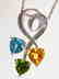Multi Color Design Diamond Pendant:1.75Ct 14K W/G - 2