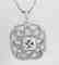 Pendant Diamonds Creation 4.05ct 18k W/g Overlay - 2