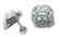 Earring Diamonds Creation 3.25ct 18k W/g Overlay - 3