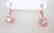 Earring Diamonds Creation 3.85ct 18k R/g Overlay - 2