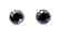 Earring Black White Diamonds1.78ct 14k W/G - 2