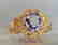 Nature Tanzanite & Diamond Ring 3.60Ct 14k Y/g