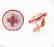 Creation Diamond Ruby EarringS 4.20Ct 18k R/g Overlay - 2