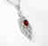 Creation Daimond Ruby Pendant 8.25Ct 18k W/g Overlay - 3