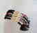 5 Lays Multicolored Tourmaline Bracelet with Y/G Filled - 2