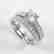 Creation Diamond Ring 1.88 Carat 14k W/g Overlay