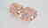 Creation Diamond Stacked Rings 5.12 Ct 18K R/g Overlay - 5