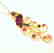 Creation Diam Multi Peacock Pendants 5.74Ct 18k R/g