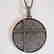 Creation Diamond Circle Pendant 3.94Ct 18k B/g Overlay