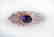 Creation Diamond/Amethyst 15.95Ct 18K R/g Overlay - 3