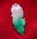 Natural Jadeite Jade Golden Fish Pendant Grade A - 4