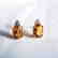 Golden Citrine Diamond Stud Earrings 2.64Ct 14k Y/g