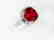 Creation Daimond Ruby Ring 7.61Ct 18k W/g Overlay - 3