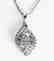 Diamond Unique Pendant: .55 Carat 10k W/g