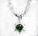Diamond Emerlad Pendant: .89 Carat 14k W/g