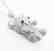 Bear Pendant Creation Diamond 5.95Ct 18k W/g Overlay - 2