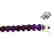 Natural Amethyst Bracelet 37.20Ct 18k W/g Overlay - 5