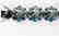 Natural Blue Zircon Bracelet 85.61Ct 18k W/g Over - 5