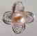 9.5mm Culture Pearl and Diamonds Ring .15Ct 14kW/g - 2