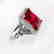 Creation Daimond Ruby Ring 8.61Ct 18k W/g Overlay - 2