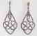 Ceation Diamond Chandeliers Ear 2.00Ct 18k W/g Ove