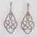 Ceation Diamond Chandeliers Ear 2.00Ct 18k W/g Ove - 3