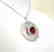 Creation Daimond Ruby Pendant 7.93Ct 18k W/g Overlay - 2