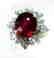 Anniversary Ruby Diamond Rin 5.48Ct 14k Y/g
