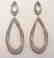 Creation Diamond Chandeliers Ear 5.85Ct 18k W/g Overlay