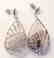 Creation Diamond Chandeliers Ear 4.30Ct 18k W/g Overlay - 2