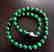 Natural Jadeite Jade Bead Green Spinach Necklace - 2