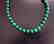 Natural Jadeite Jade Bead Green Spinach Necklace - 3
