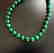 Natural Jadeite Jade Bead Green Spinach Necklace - 4