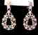 Creation Diamond Chandeliers Ear 5.14Ct 18k R/g Overlay - 2