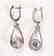 Creation Diamond Earrings 3.94Ct 18k W/g Overlay