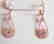 Creation Diamond Earrings 3.94Ct 18k R/g Overlay - 2
