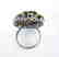 Multicolor Stone Ring 23.40Ct 18k B/g Overlay - 4