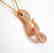 Creation Diamond Snake Pendant 3.28Ct 18k R/g Overlay - 2