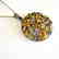 Multicolor Stone Pendant 44.20Ct 18k B/g Overlay - 2