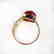 Natural Star Ruby Diamond Men Ring 15.77Ct 14K Y/g - 3