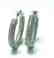 Hoop Earrings Creation Diamond 1.84Ct 18k W/g Overlay - 3
