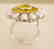 Creation Diamonds Ring 4.70ct 18k W-Y/g Overlay - 2