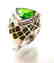Creation Diamonds Ring 4.30Ct 18k W-G/g Overlay - 4
