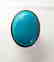 Creation Blue Turquoise Ring 27.00Ct 18k W/g Overlay