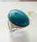 Creation Blue Turquoise Ring 27.00Ct 18k W/g Overlay - 2