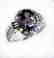 Anniversary Ring Tanzanite & Diamond 2.03CT 14 W/G - 2